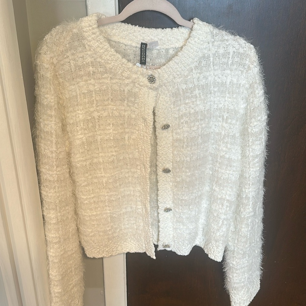 White Cardigan